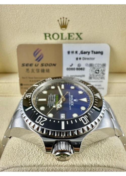 二手 ▶️   Rolex 勞力士 Deepsea BLUE ◀️ 126660 blue   2019年錶  44mm